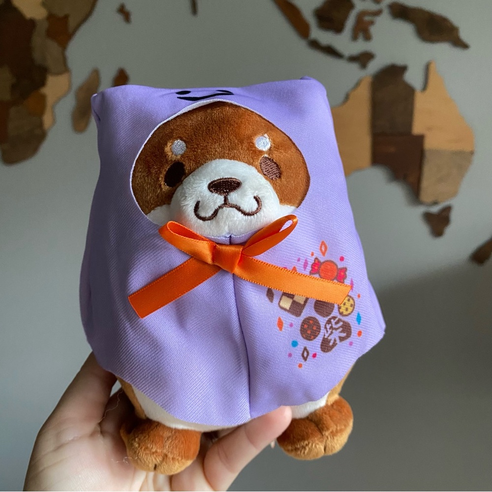SK JAPAN Shiba Halloween Costume Ghost Shiba Dog Plush New with Tags